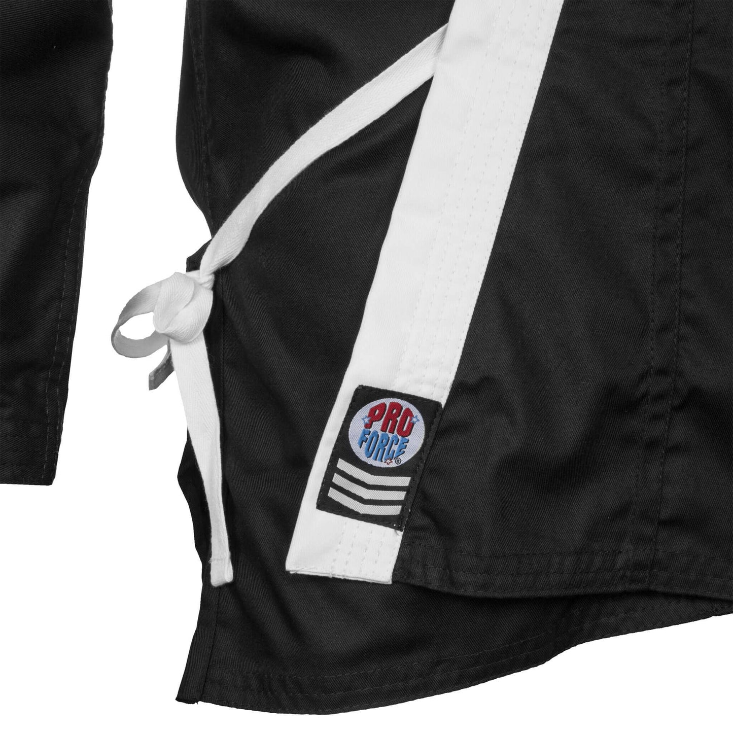 ProForce 7.5 oz Instructor Karate Jacket Black with White