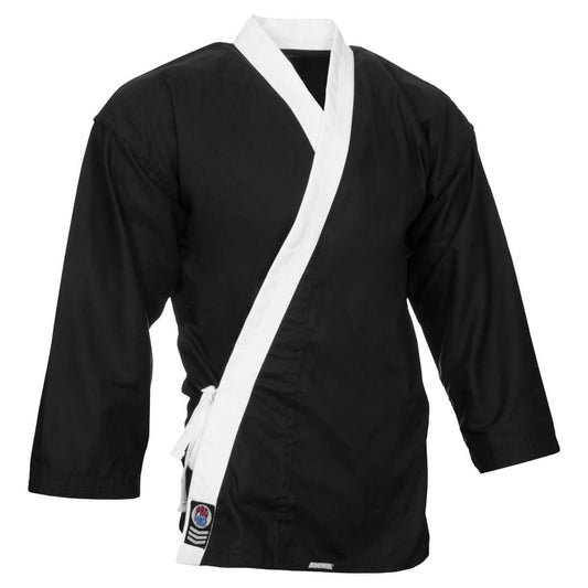 ProForce 7.5 oz Instructor Karate Jacket Black with White