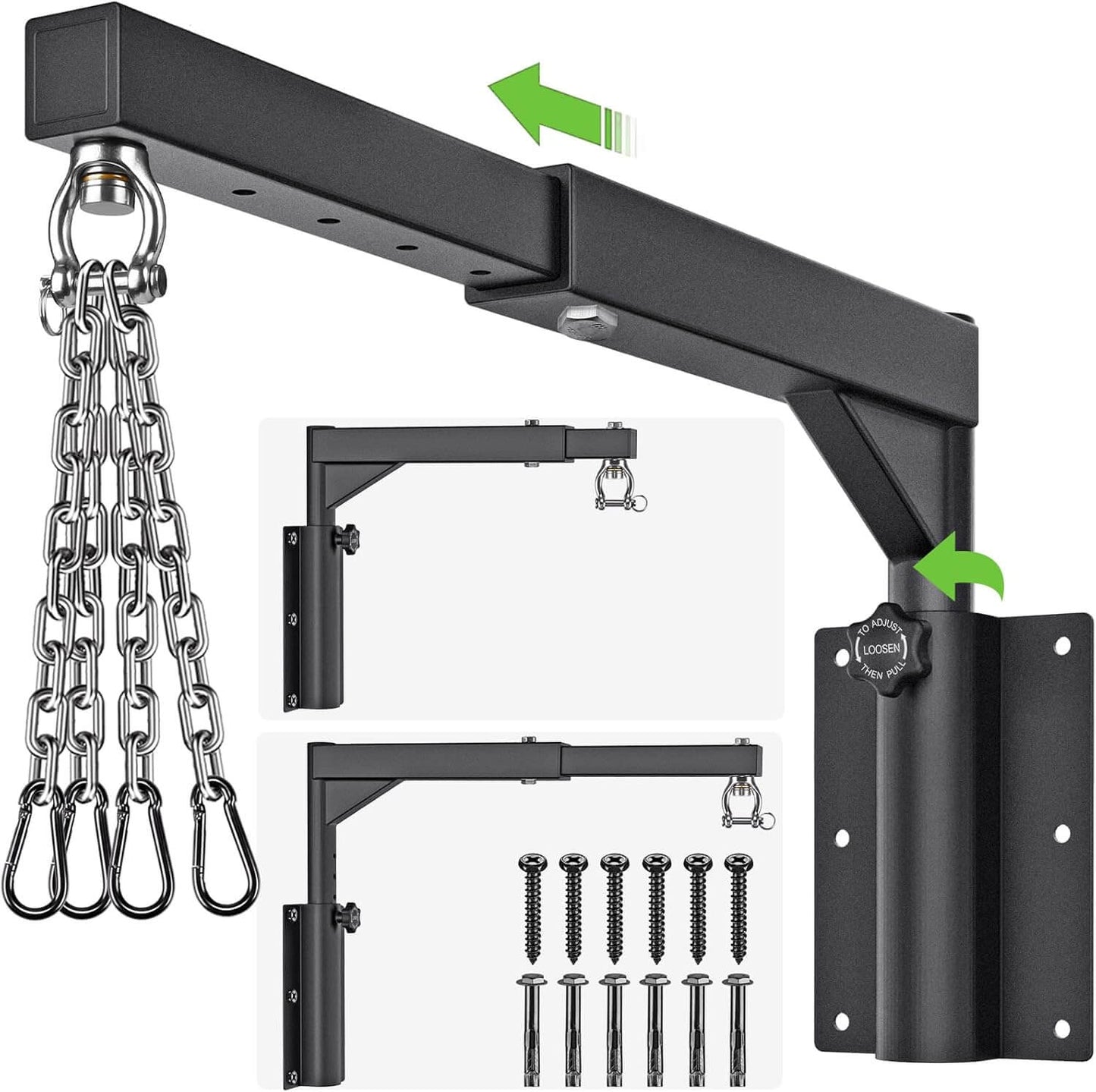 Wall Mount Heavy Bag Hanger, Heavy Duty Punching Bag Stand