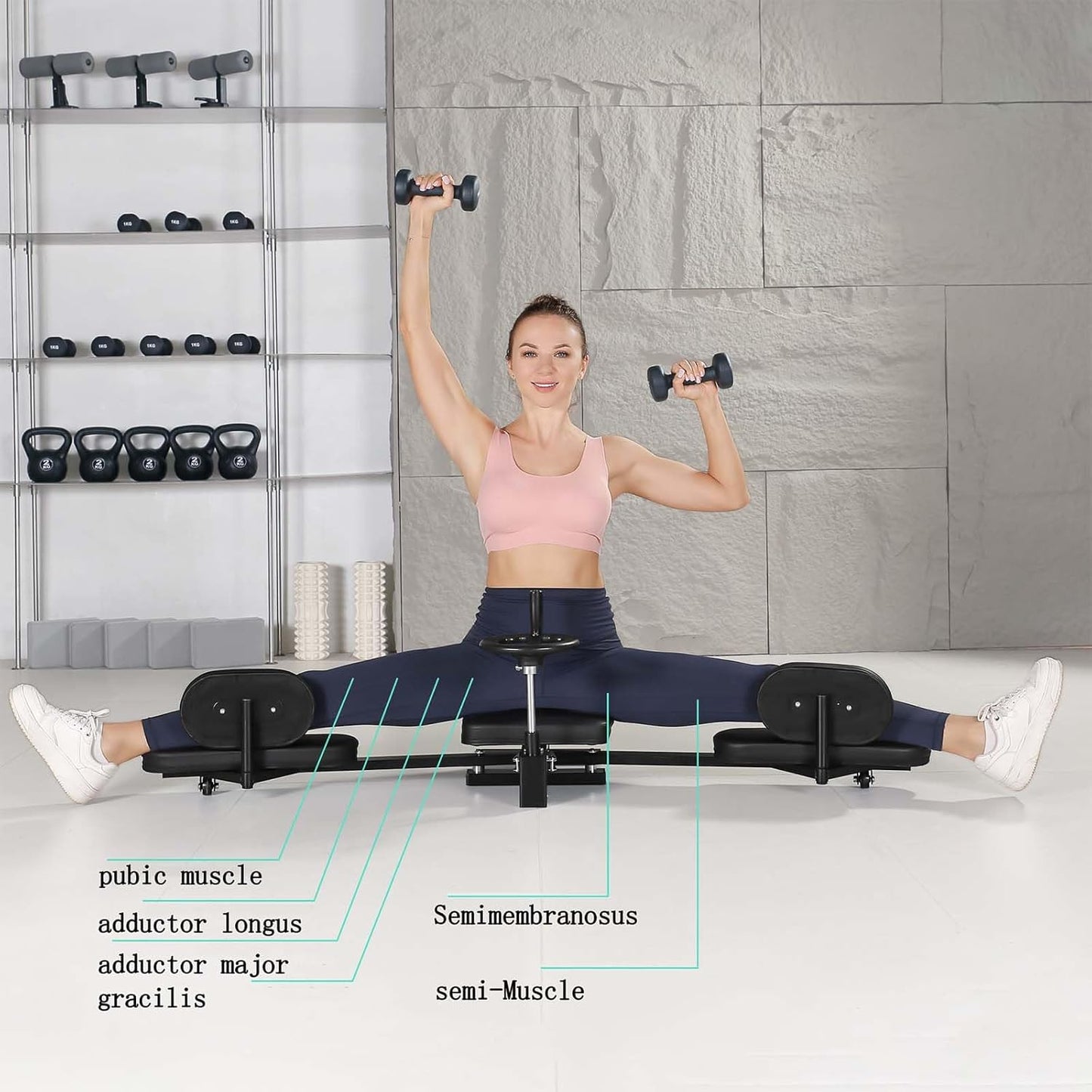 Leg Stretcher Split Machine for Dancer Split Machine for Flexibility Kids Adults