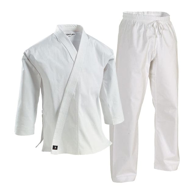 Century Karate Uniform white / 0 8 OZ MIDDLEWEIGHT BRUSHED COTTON UNIFORM