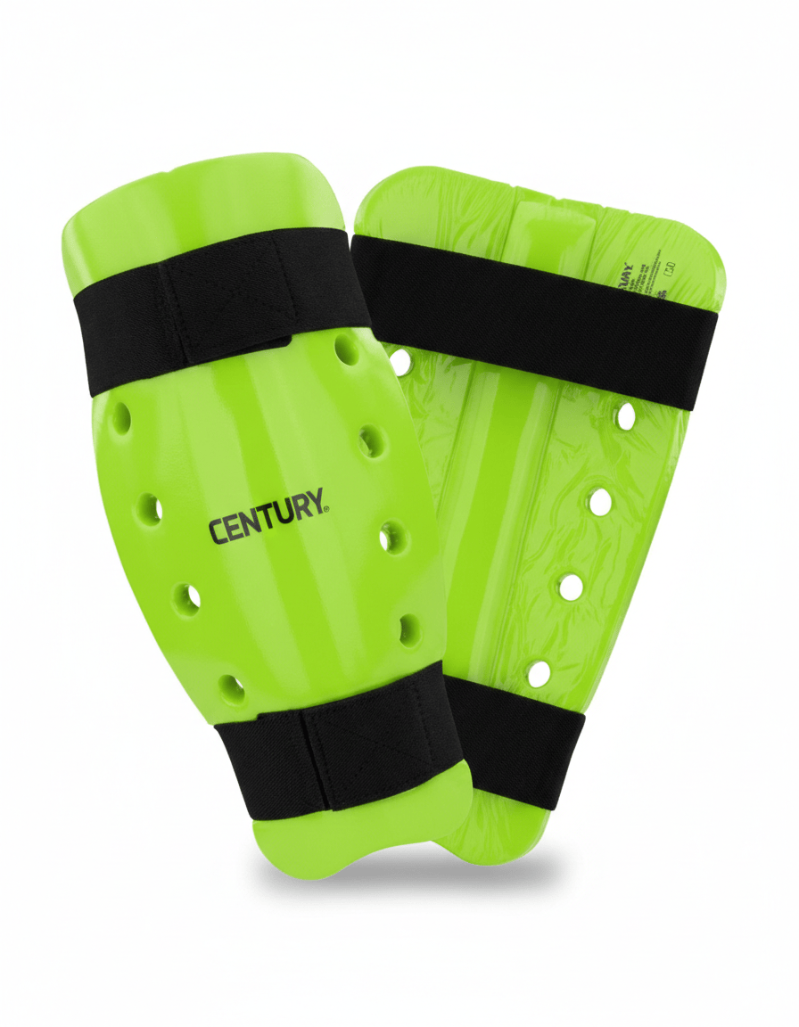 Century sporting goods neon green / child Century STUDENT SPARRING SHIN GUARDS