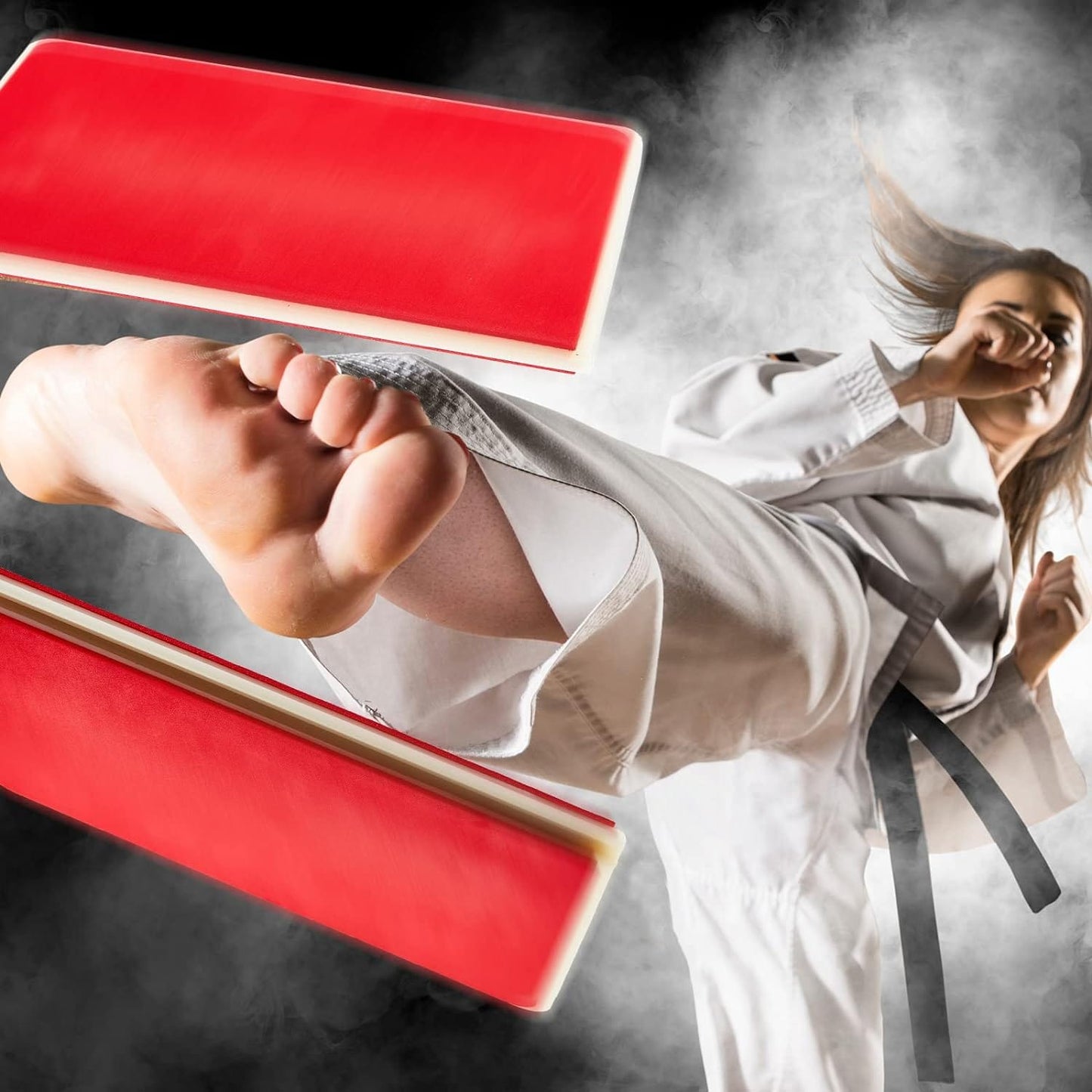 Eclipse Martial Art Supplies 4 Pack Rebreakable Boards Martial Arts, Breaking Board Karate Board Taekwondo Boards for Breaking Punching Board MMA Ninja Training Practice EVA Boxing Equipment for Gift Kids Adult Christmas