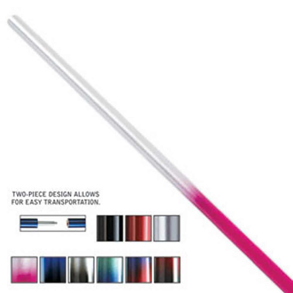 Eclipse Martial Art Supplies Sporting Goods 4 1/2 foot / Pink/Silver 2 piece COLLAPSIBLE GRAPHITE BO STAFF