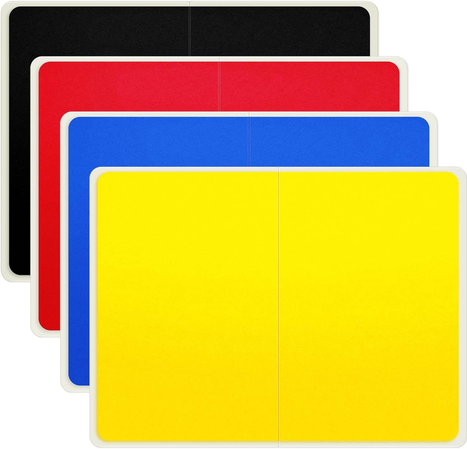Set 4 Tavole Riutilizzabili Per Arti Marziali – Giallo, Blu, Rosso, Nero – Ace Martial Arts