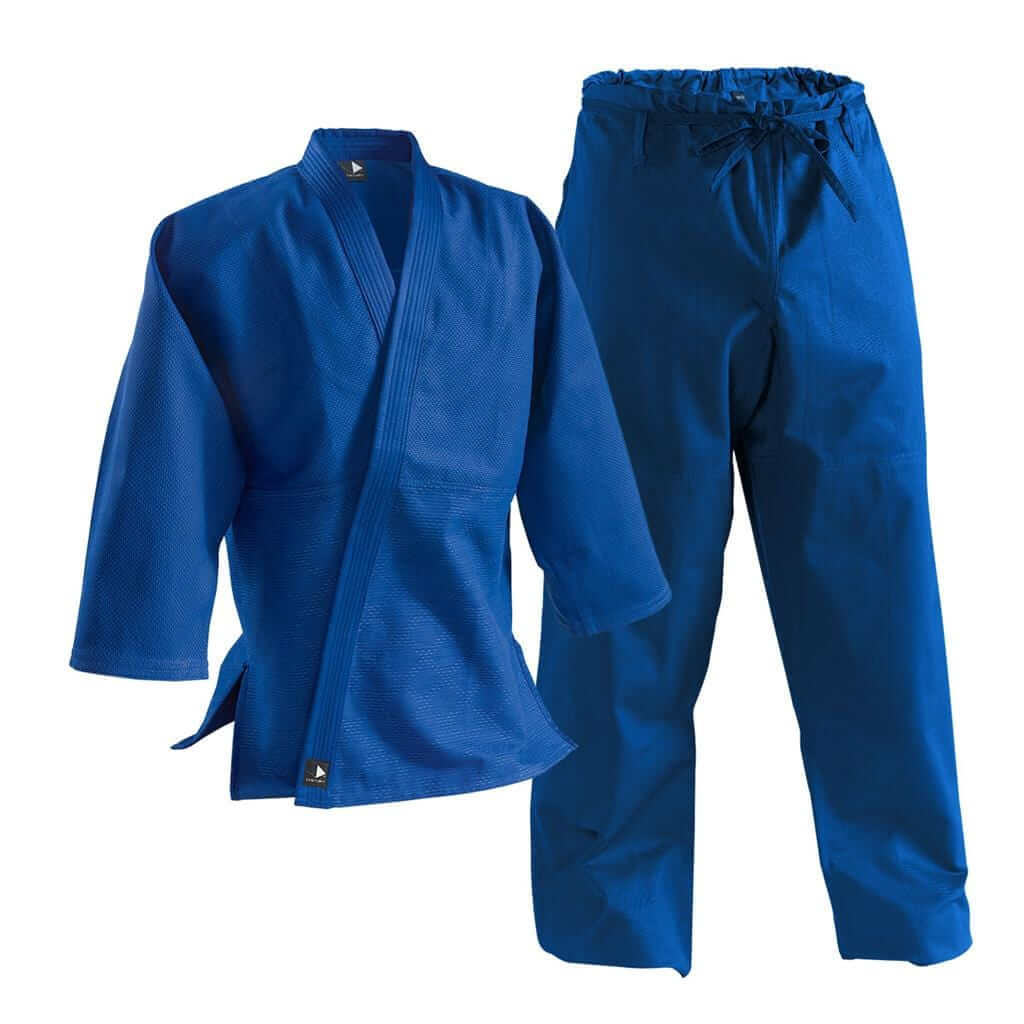 Eclipse Martial Art Supplies sporting goods blue / 3- adult small Century SINGLE-WEAVE STUDENT JUDO GI - DRAWSTRING PANTS