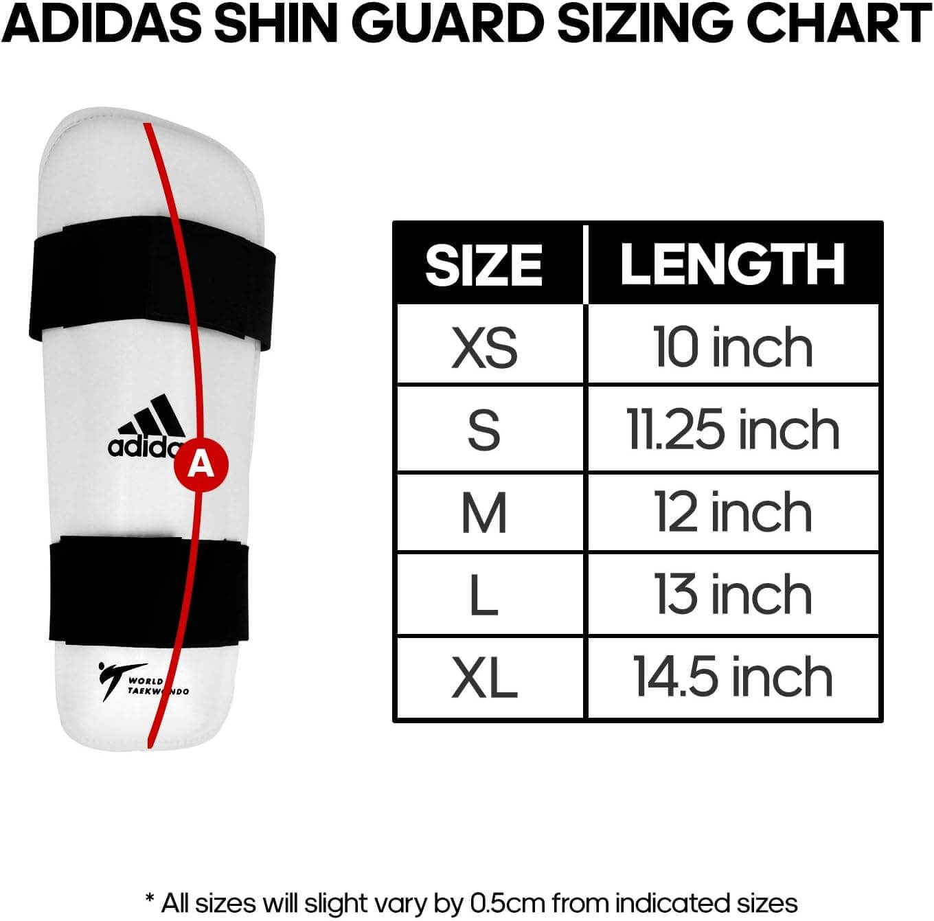 EclipseMartialArtsSupplies sporting goods ADIDAS VINYL SHIN GUARD WTF