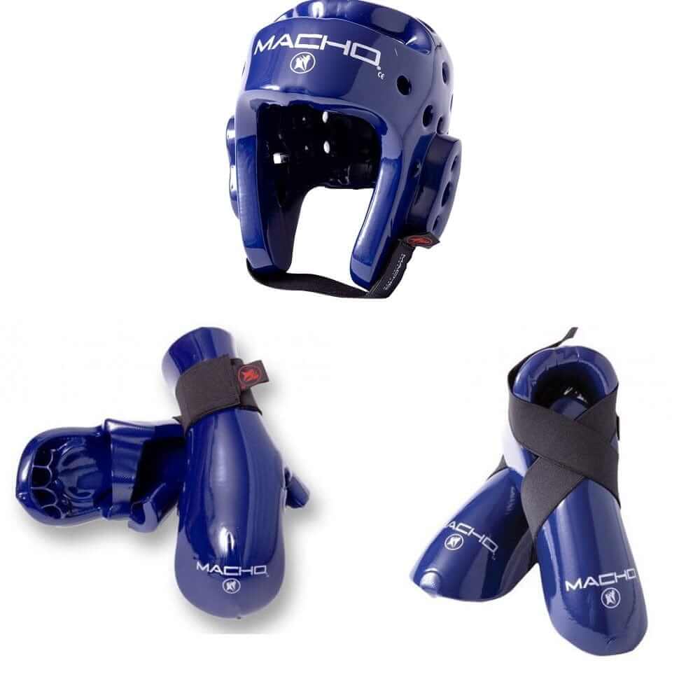 EclipseMartialArtsSupplies sporting goods Macho Dyna Combo Karate Sparring Gear Set