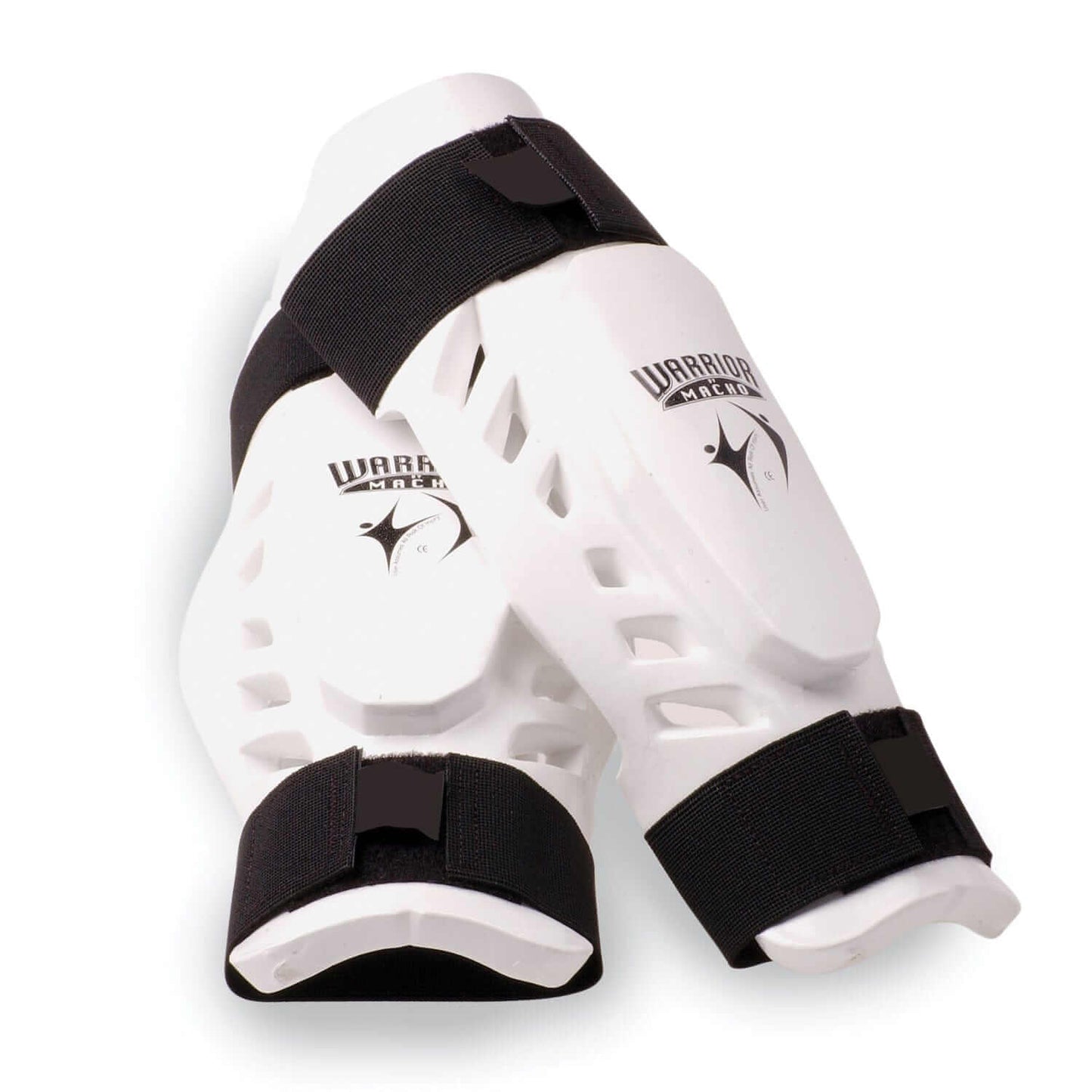 Macho sporting goods White / short-small Macho Warrior Karate Sparring Shin Guards