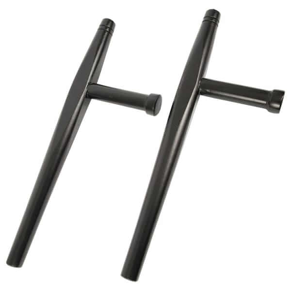 ProForce sporting goods Black / 14 inch Black Round Tonfa Karate Martial arts practice demo