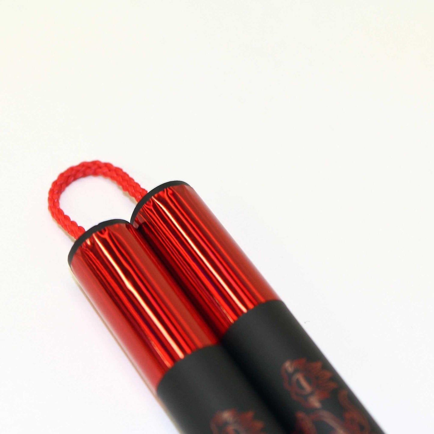 ProForce sporting goods Demo III Black Practice Foam sticks with chain and Red Dragon