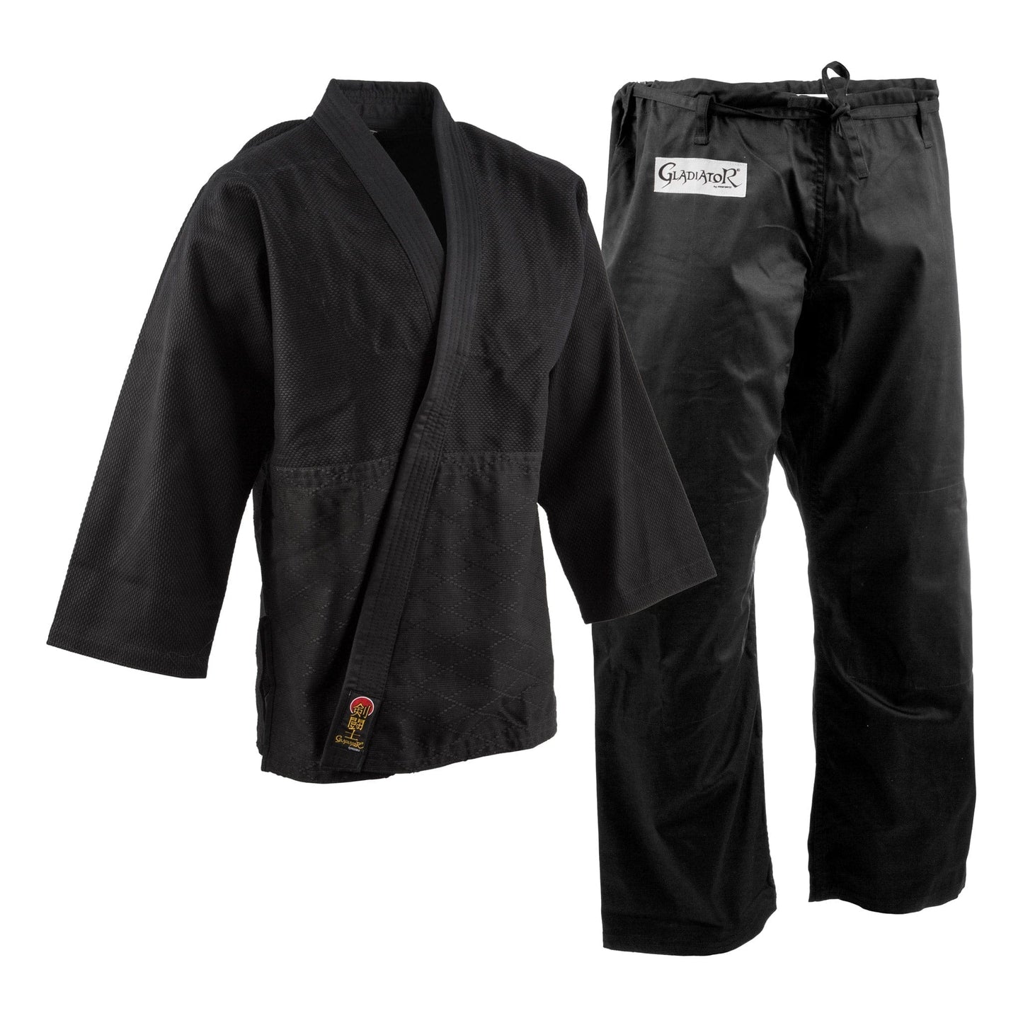 ProForce sporting goods ProForce Gladiator Judo Uniform Traditional Drawstring Black