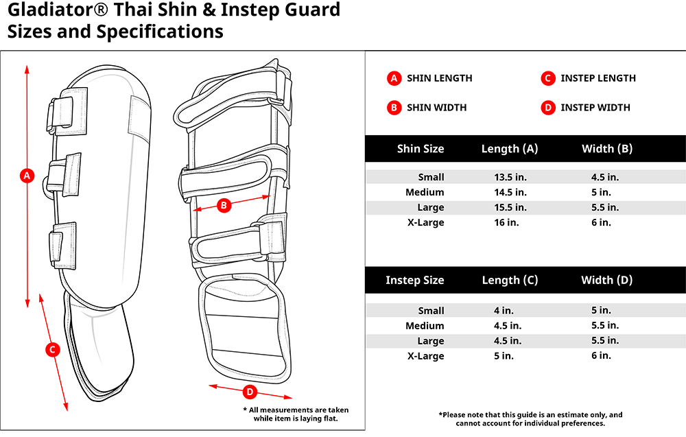 ProFoce Shin Guards ProForce Gladiator Thai Shin & Instep Guard