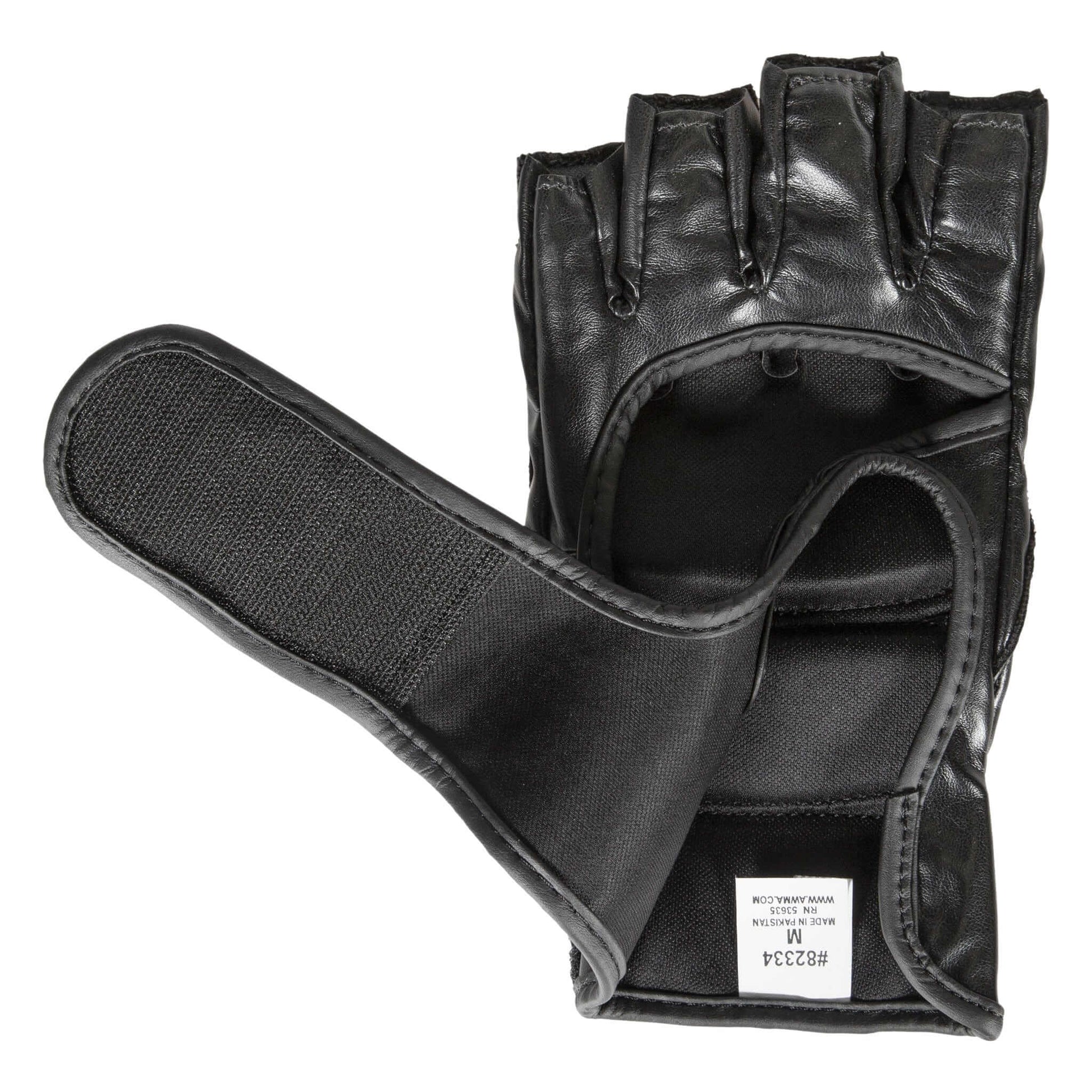 ProForce Boxing ProForce Open Palm Fighting Gloves Black