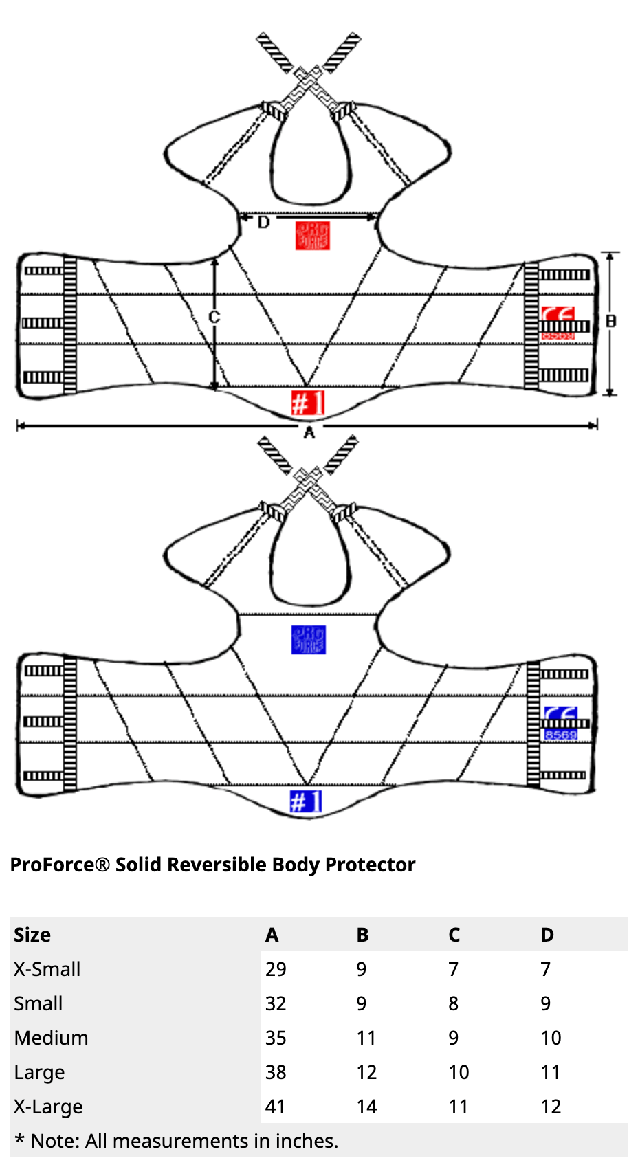 Proforce chest protector ProForce Lightning Sports Body Guard