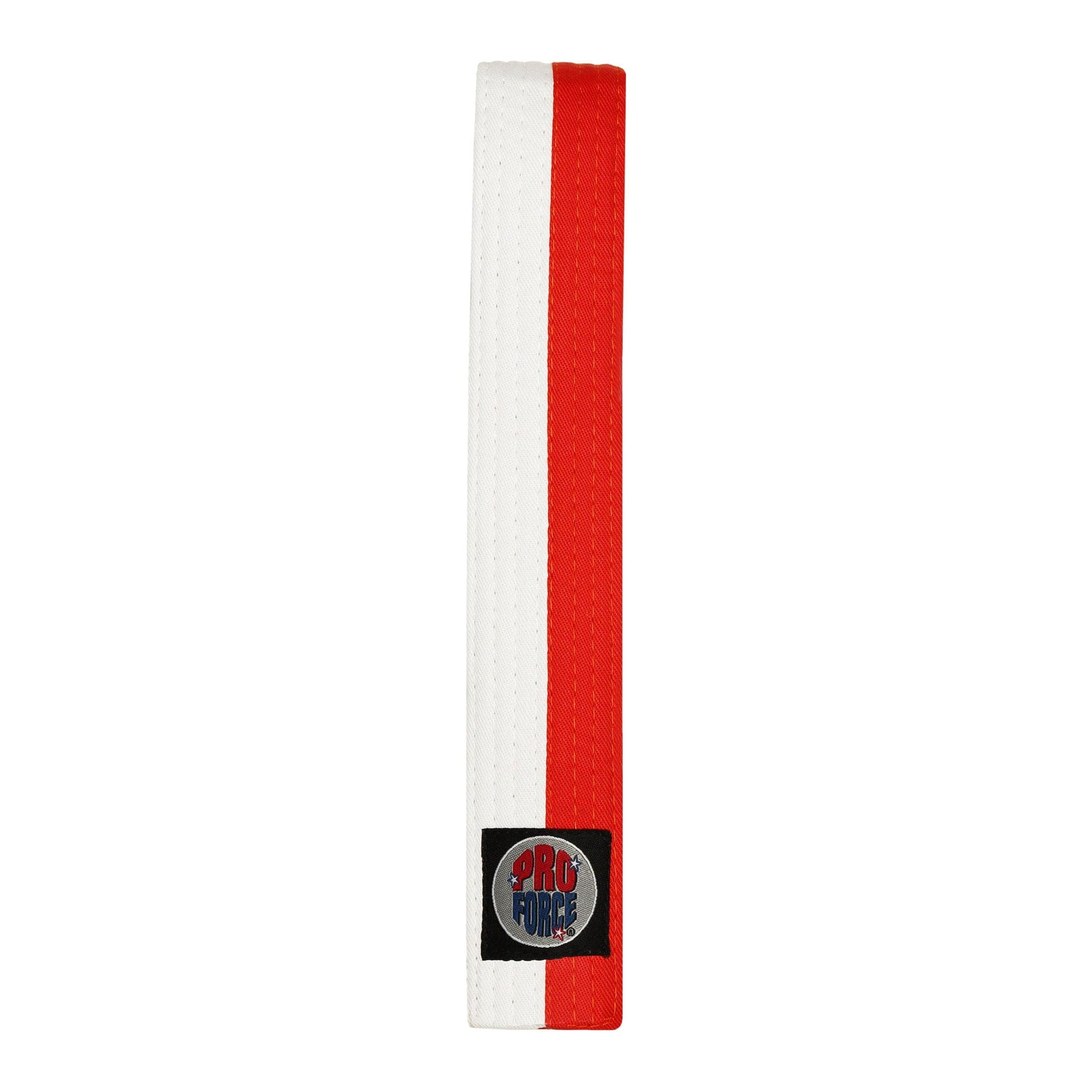 ProForce karate belt Orange / 0 child Small ProForce 1.5 inch wide Double Wrap Two-Tone Karate Belt