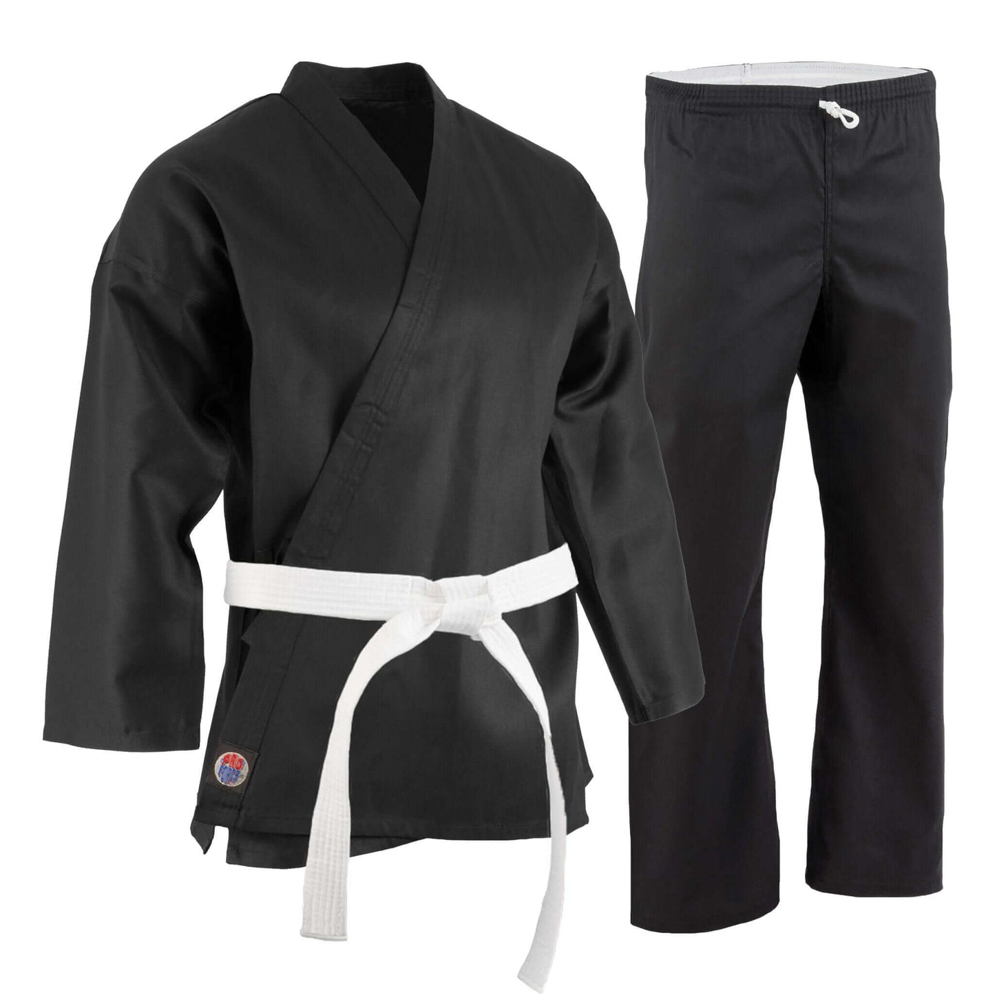 ProForce 6 oz Karate Uniform Elastic Drawstring Pants poly cotton blend