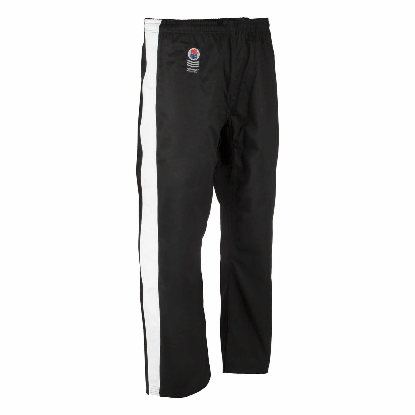 ProForce Karate Uniform Black w/ White Stripe / 000 child XXS ProForce Gladiator Demo Karate Pants