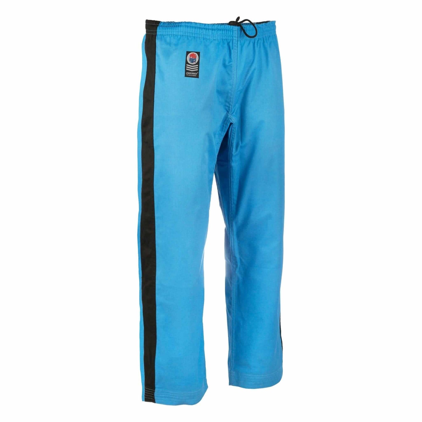 ProForce Karate Uniform blue w/ Black Stripes / 000 child XXS ProForce Gladiator Demo Karate Pants