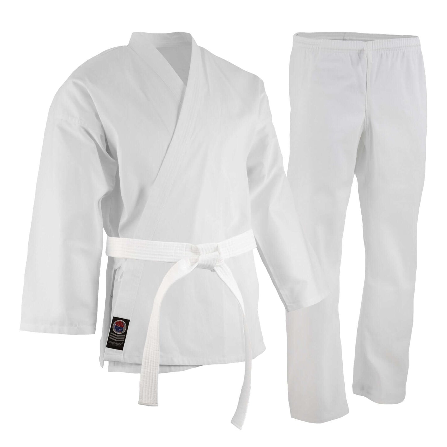 ProForce 6 oz Karate Uniform Elastic Drawstring Pants poly cotton blend