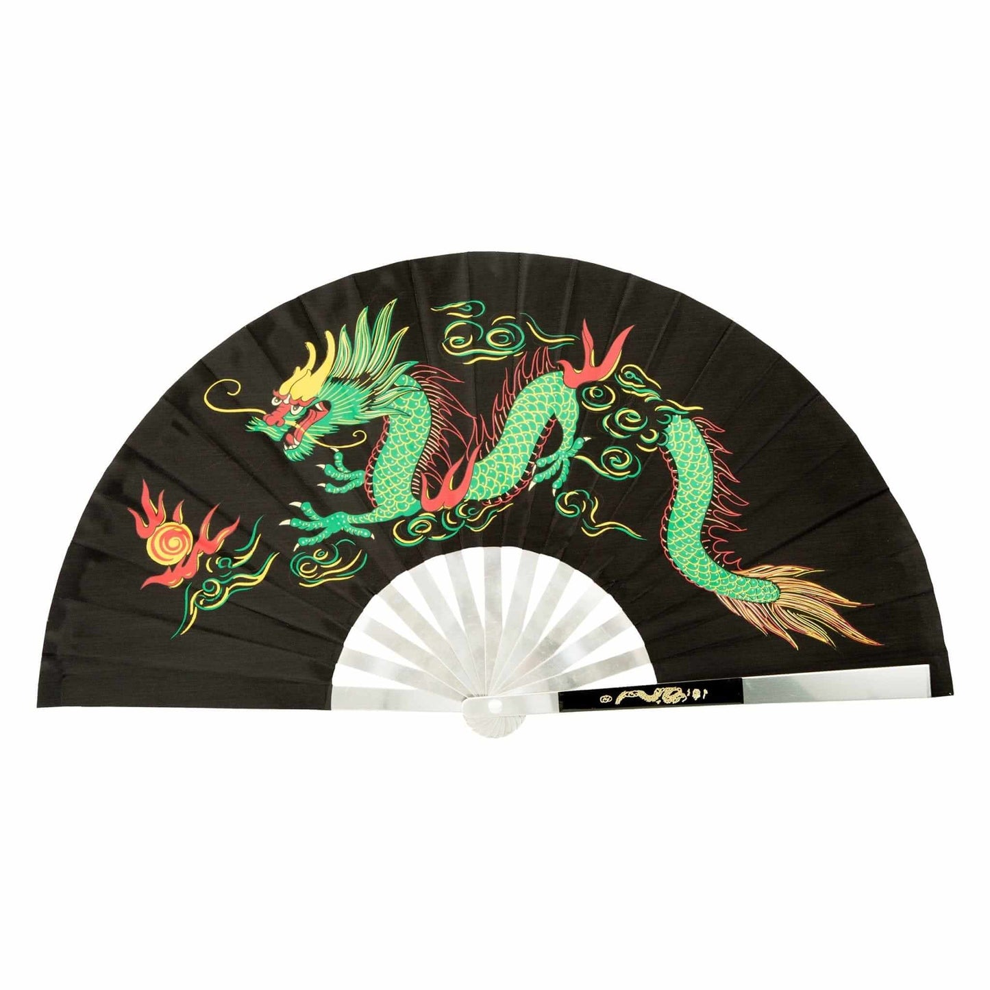 ProForce practice weapon Black Metal Dragon Fighting Fan