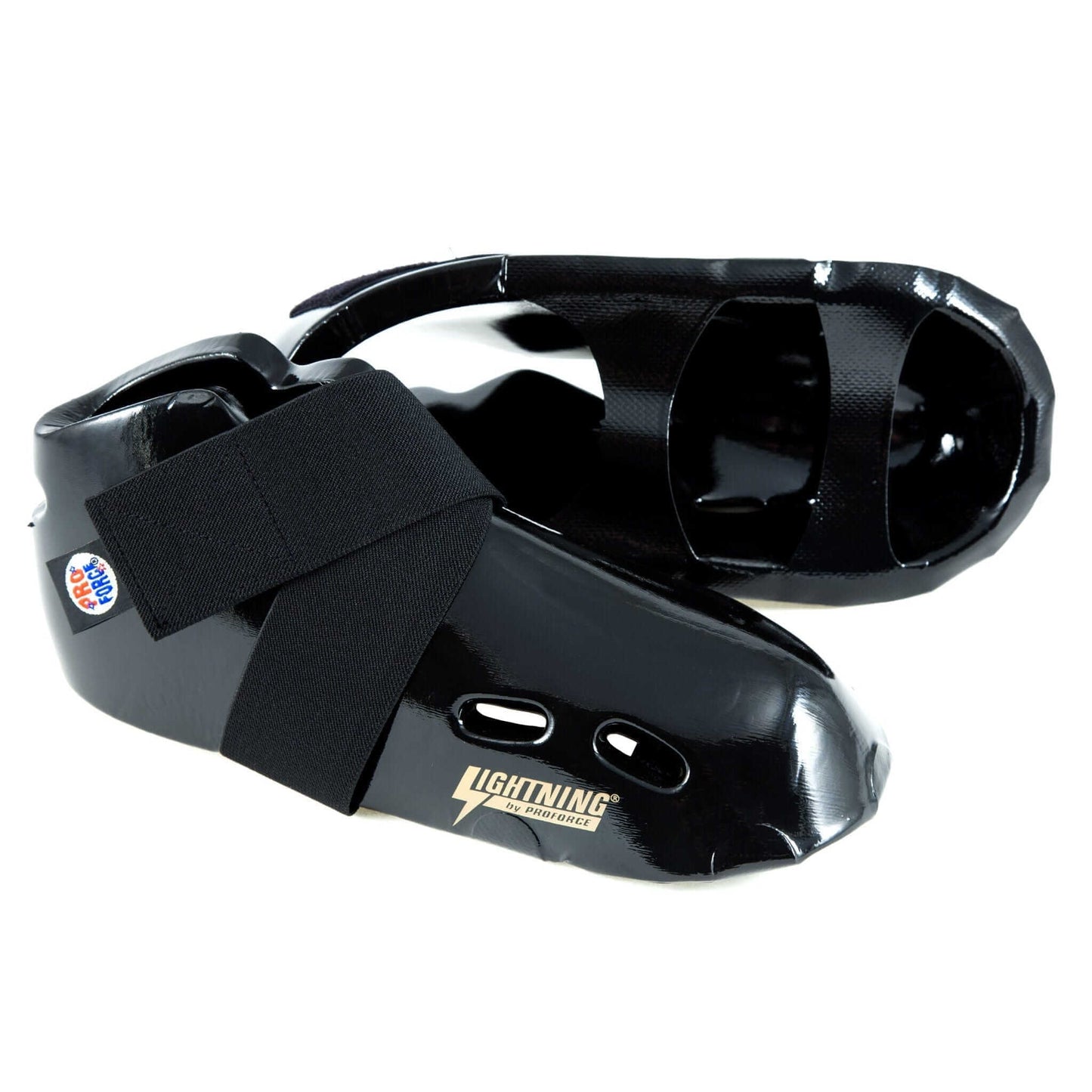 ProForce Sparring Gear Black / ch X-small / 12-13 ProForce Lightning Karate Sparring Boots Kicks