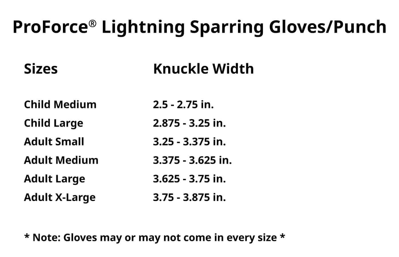 ProForce Sparring Gear ProForce Lightning Karate Sparring Gloves