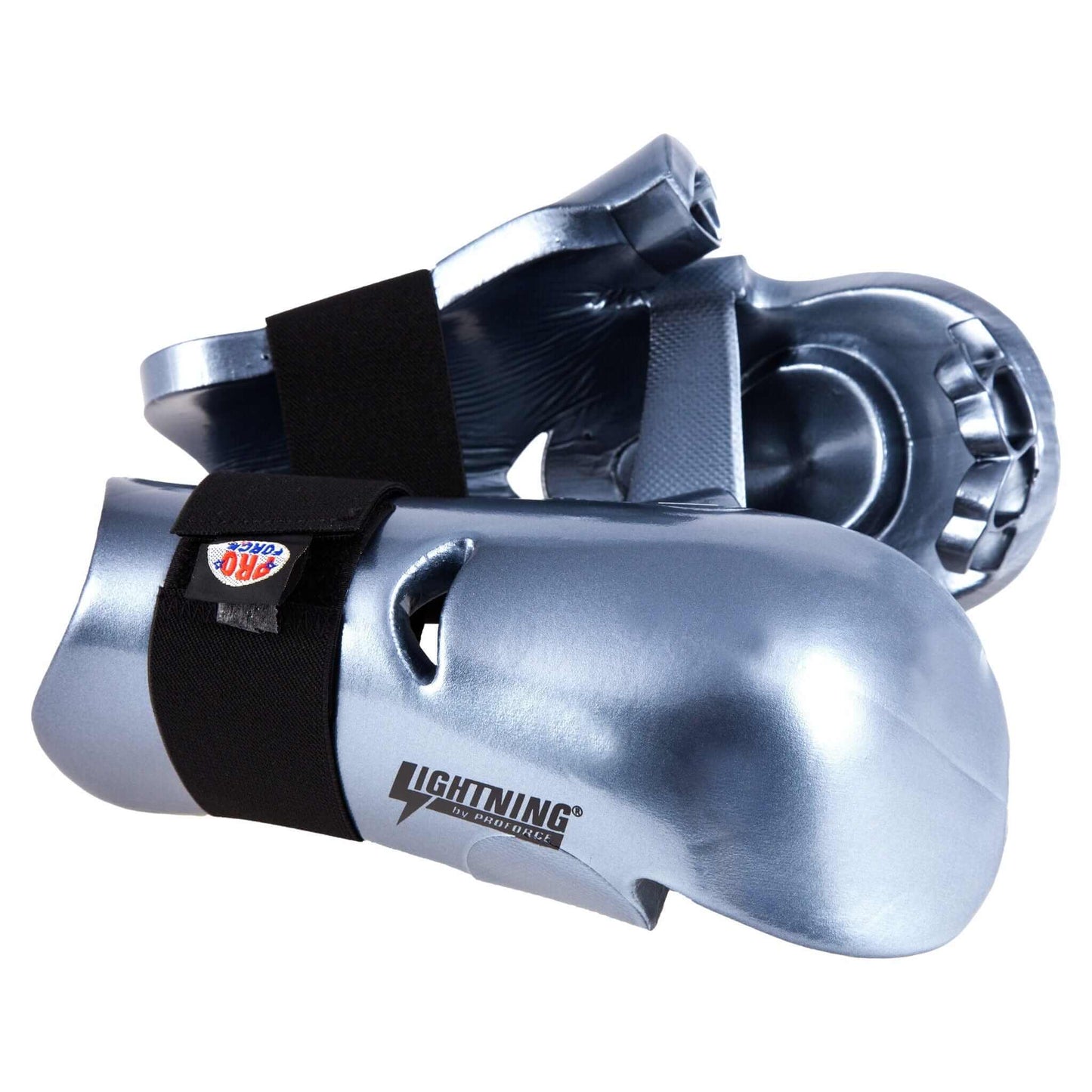 ProForce Sparring Gear Silver / Ch med ProForce Lightning Karate Sparring Gloves
