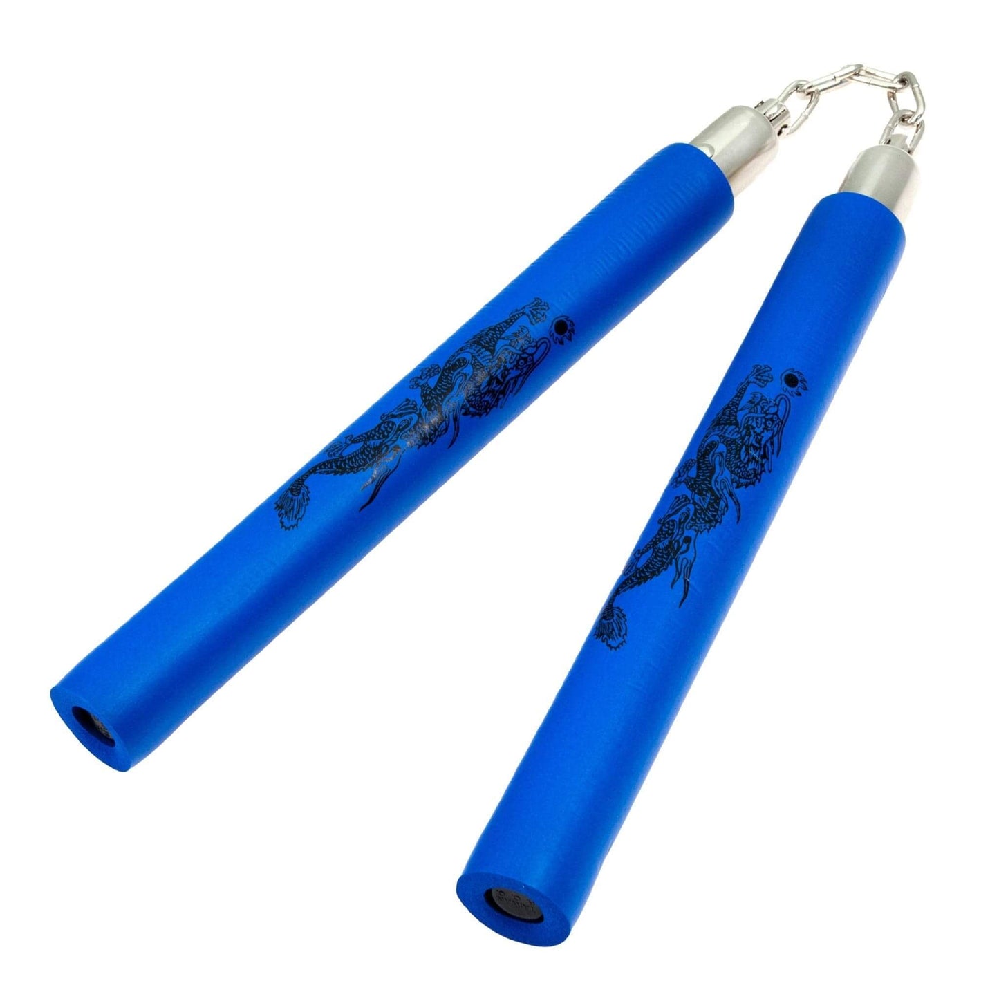 ProForce sporting goods blue / 8 inch Foam Cushion Grip Practice Sick Chain and Dragon Design