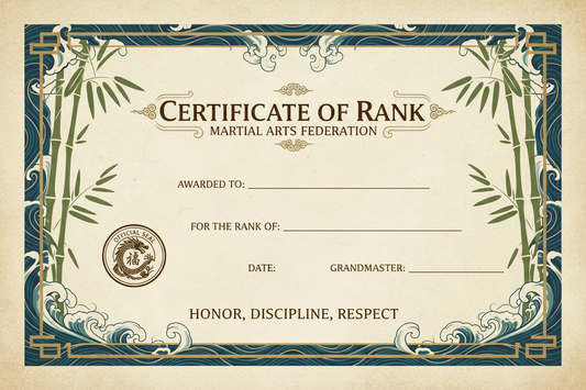 Celebrate Martial Arts Achievements with Quality Certificates