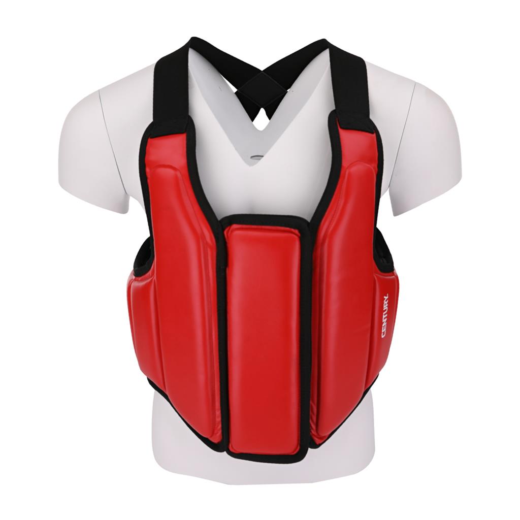 Front Open Chest Guard reversible from red to black