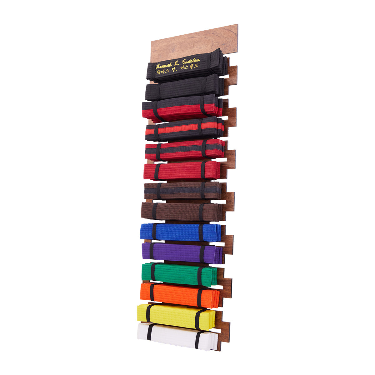 14 Level Belt Display Martial Arts Karate