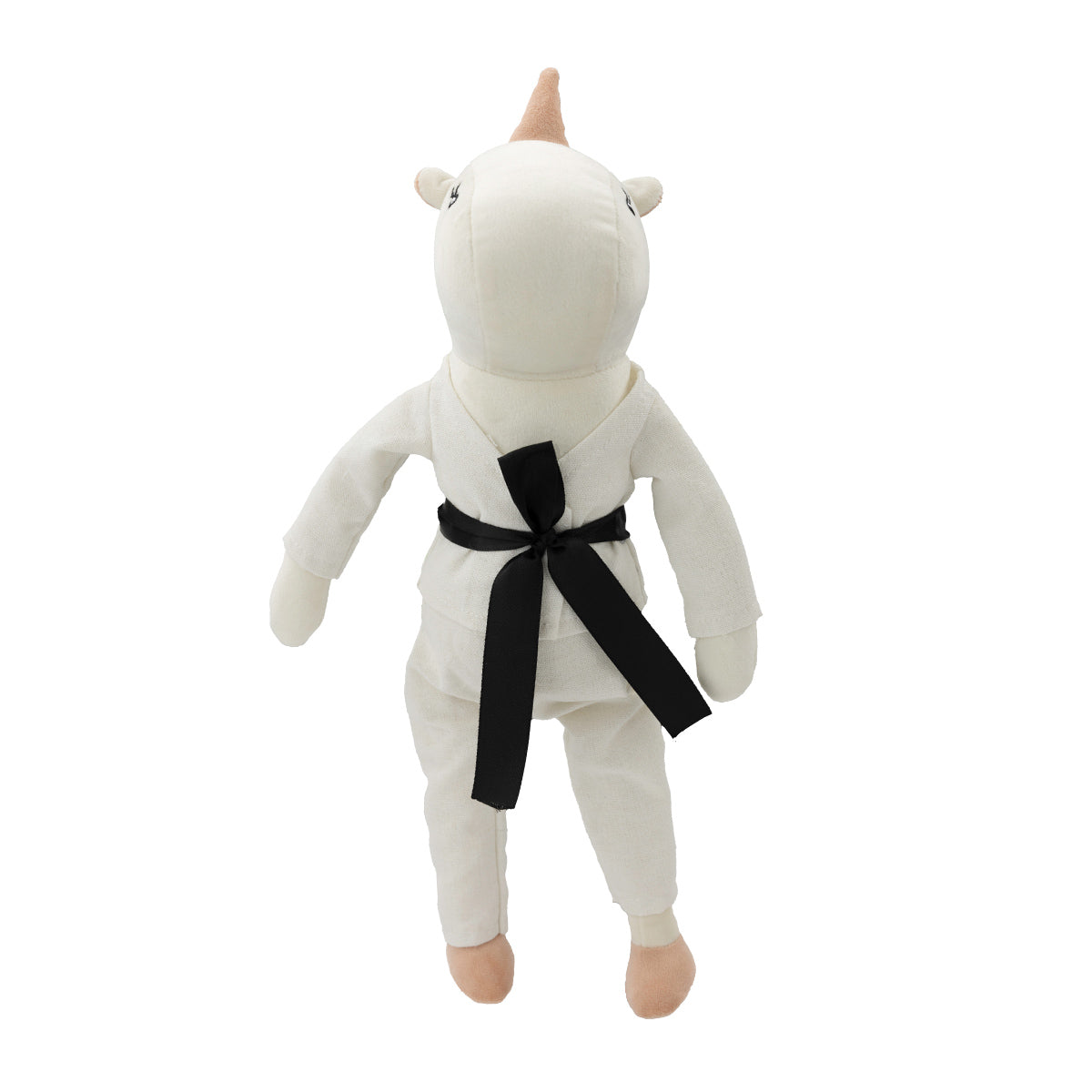 Unicorn Plush- Black Belt Stuffed Unicorn