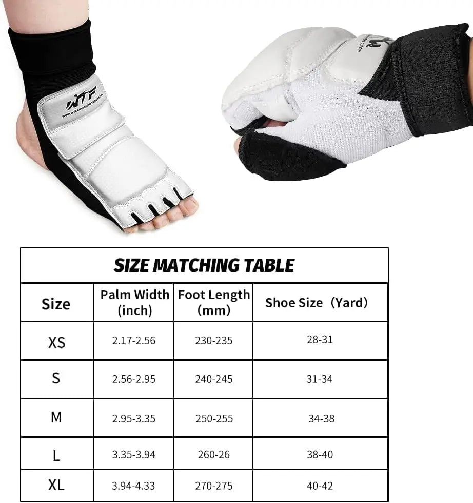 WTF Taekwondo Training Gloves  Feet TKD Olympic