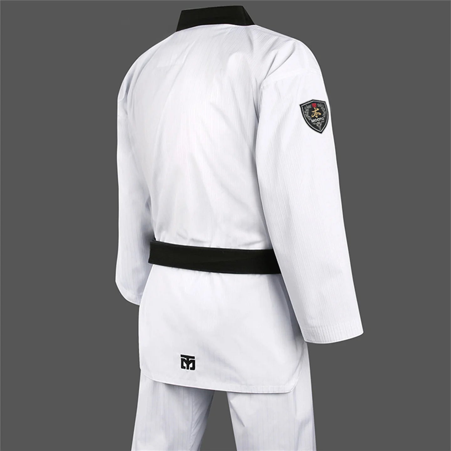 MOOTO Dobok Taekwondo Uniform Black Belt TKD gi