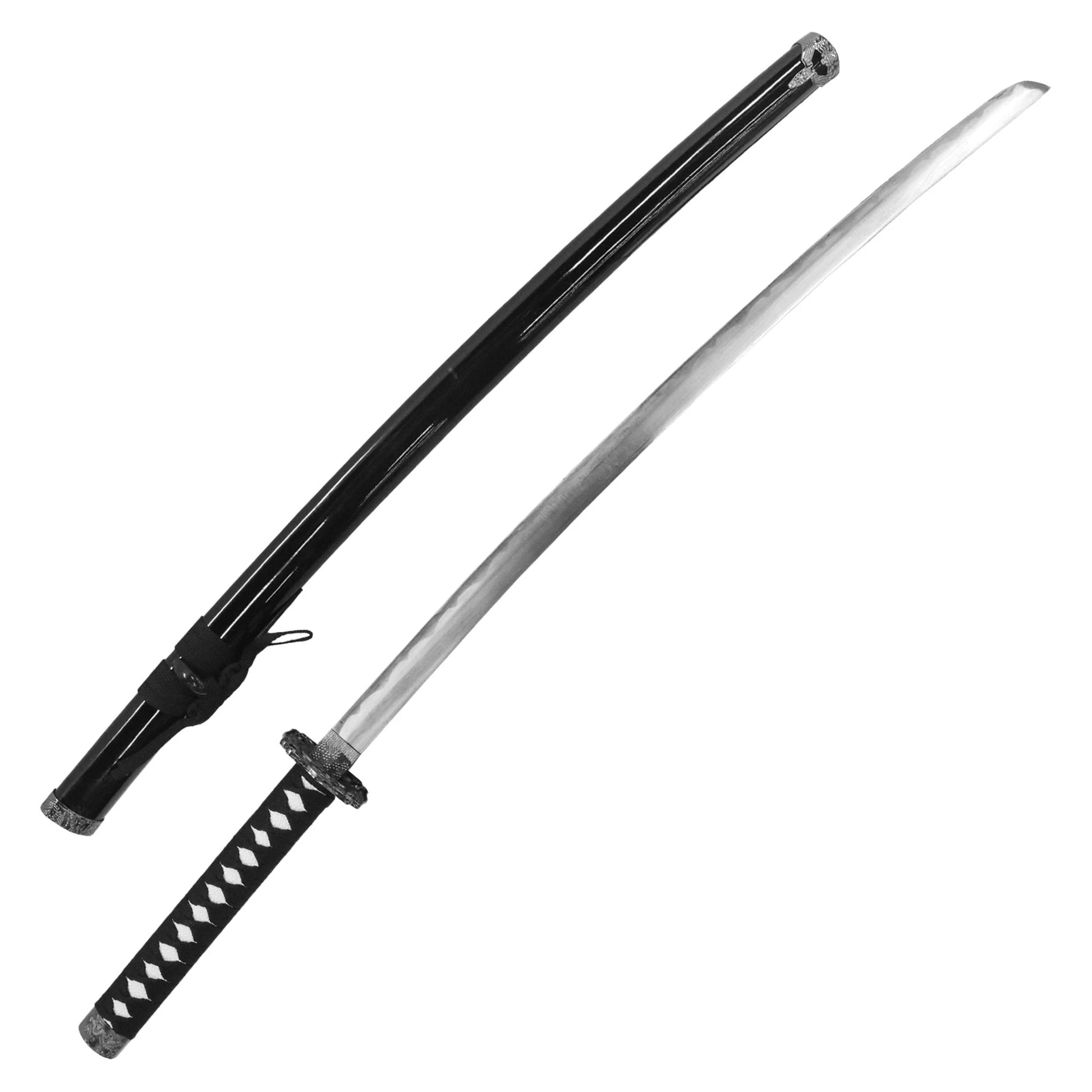 Black Dragon 3 Sword Set with table top stand