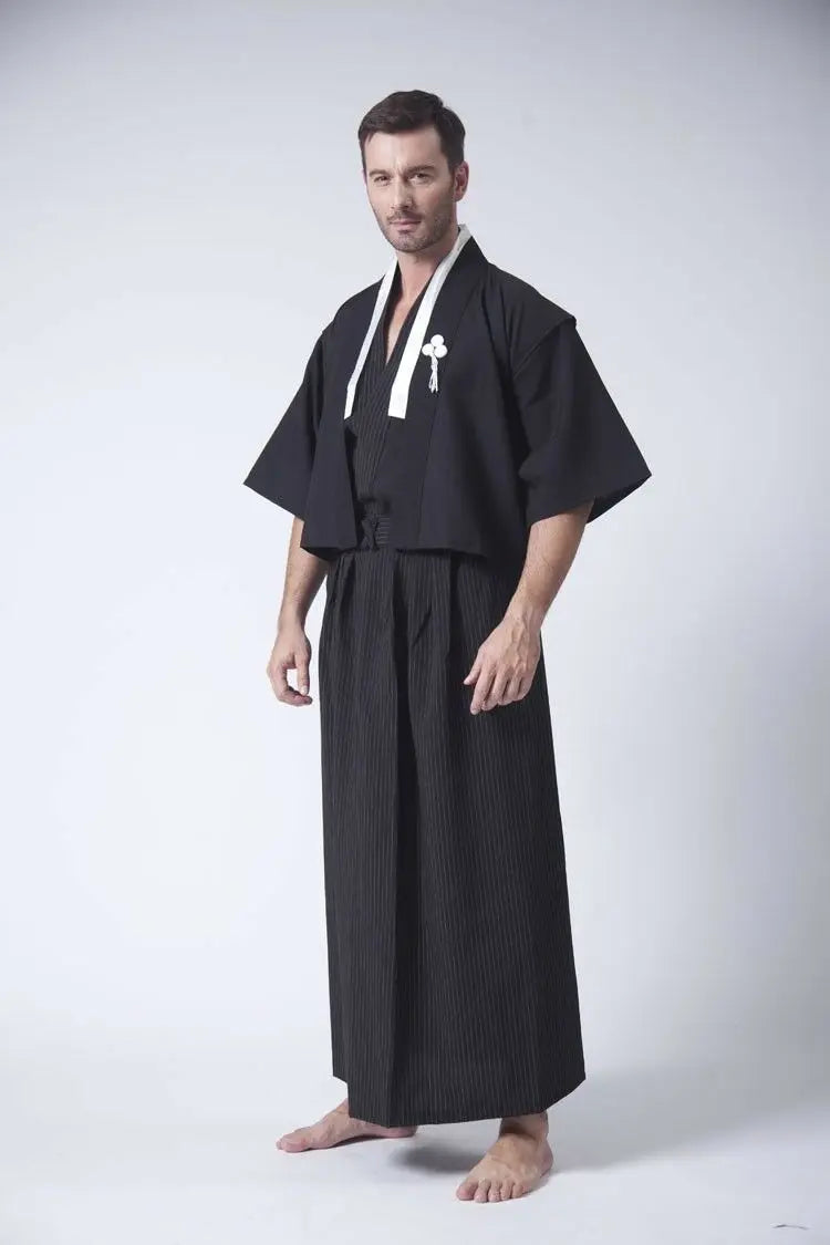 Japanese Kimono Robe Yukata Samurai Clothing Karate