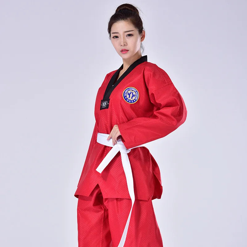 Red or Blue Uniform Dobok TKD Taekwondo Gi