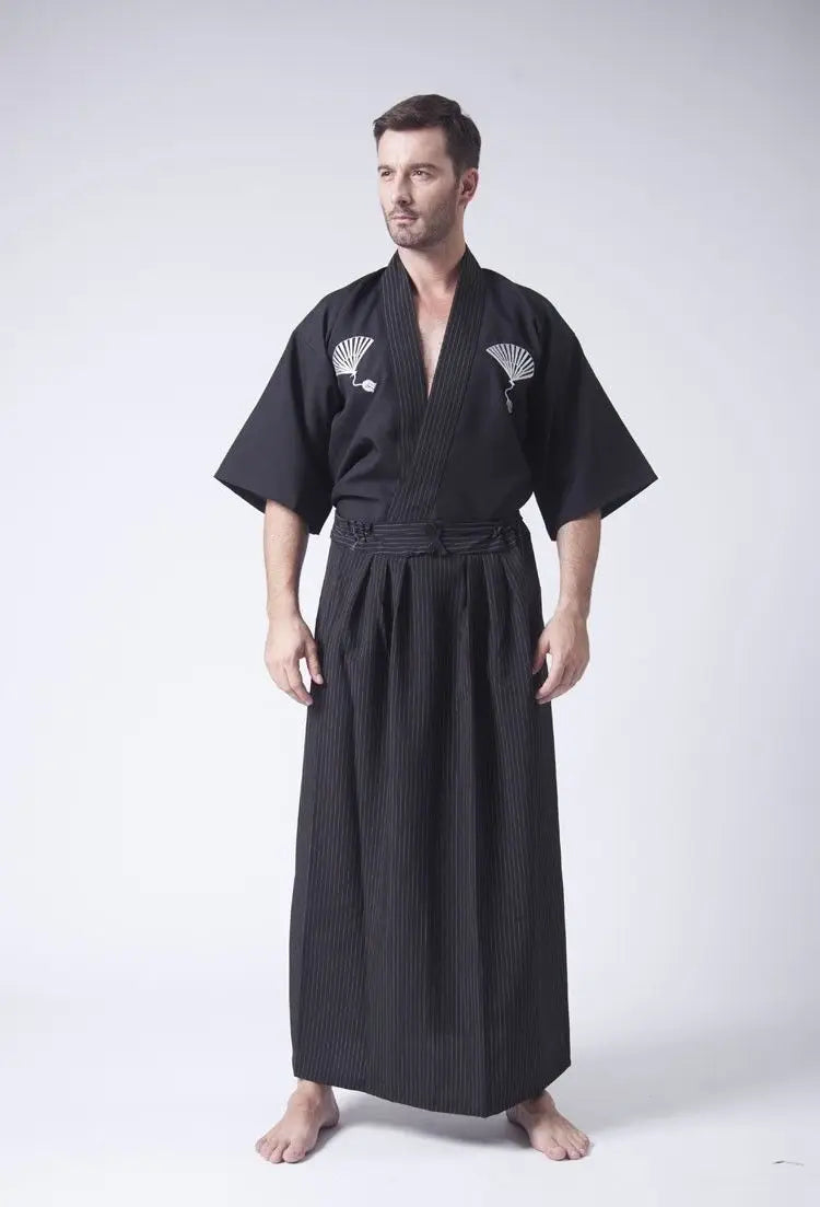 Japanese Kimono Robe Yukata Samurai Clothing Karate