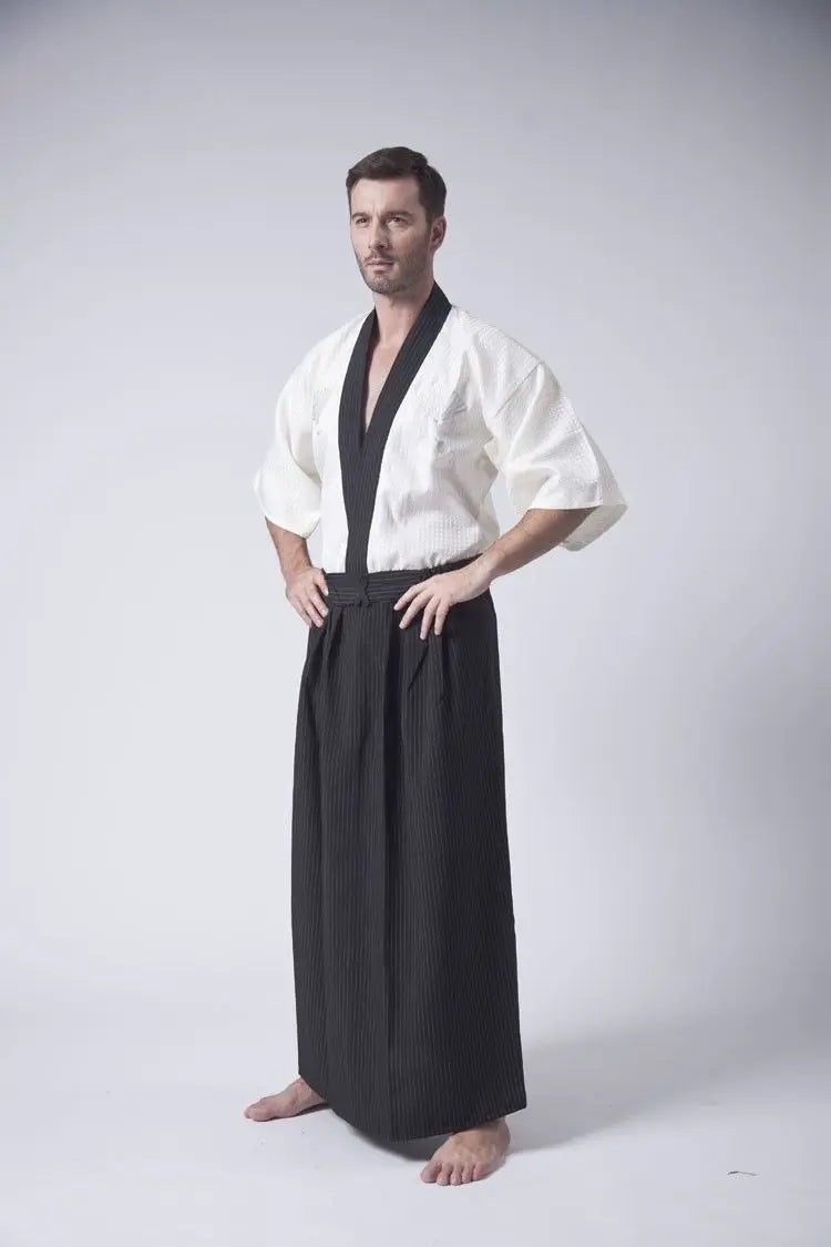 Japanese Kimono Robe Yukata Samurai Clothing Karate