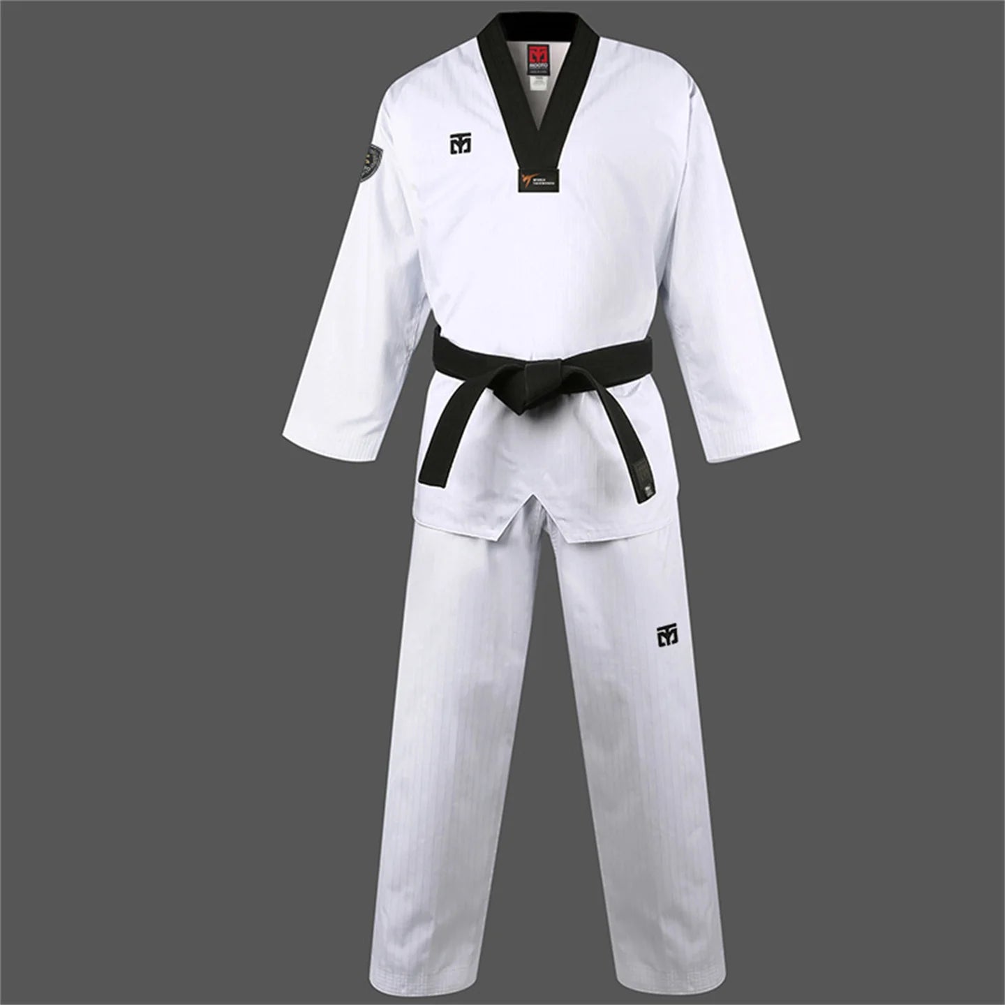 MOOTO Dobok Taekwondo Uniform Black Belt TKD gi