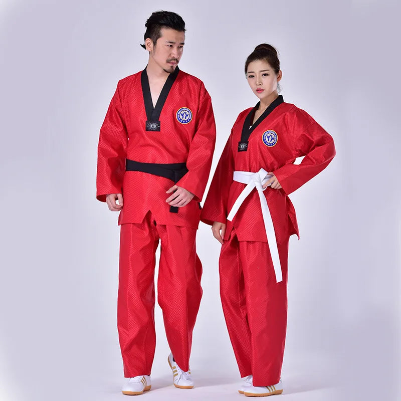 Red or Blue Uniform Dobok TKD Taekwondo Gi