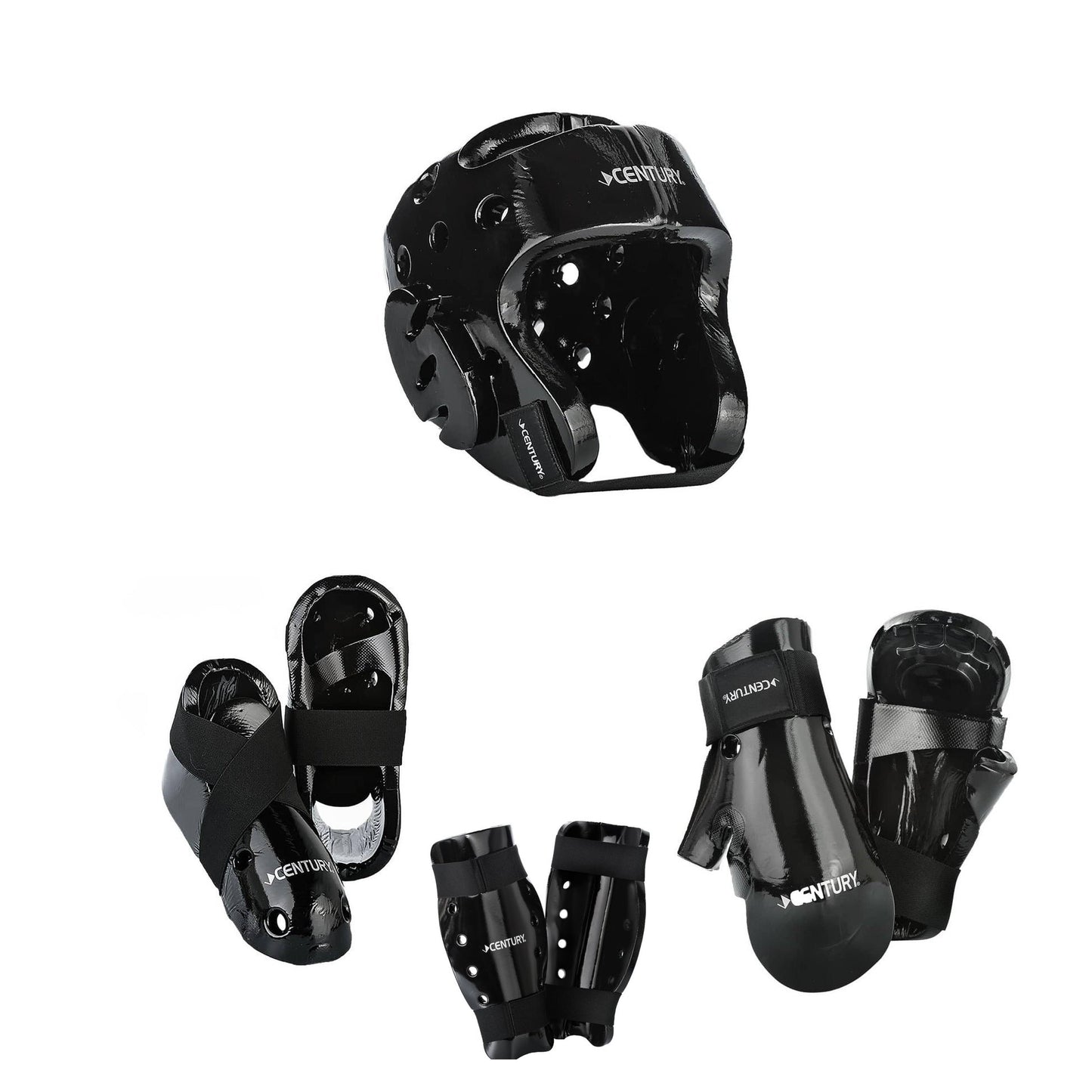 Century 7 piece karate Taekwondo sparring gear combo set