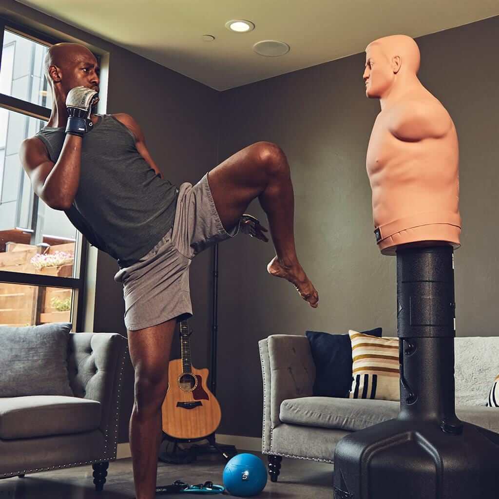 Century Bob Punching Bag round house kick to body