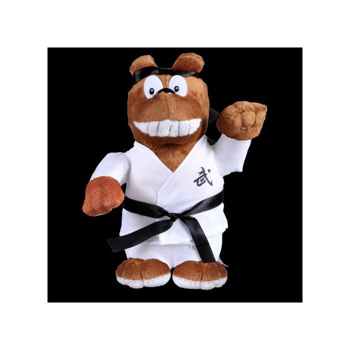 Bear Plush- Black Belt Karate Bear