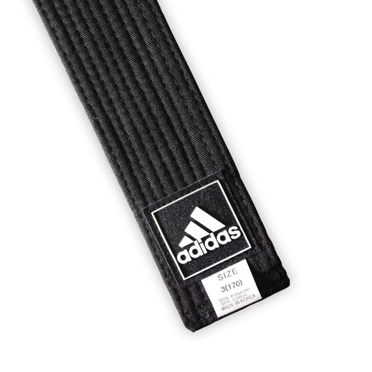 Adidas sporting goods ADIDAS 2" WIDE BLACK BELT Taekwondo