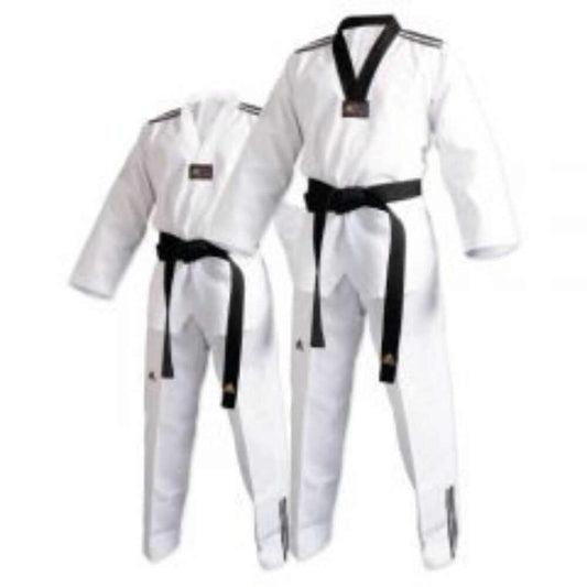 adidas sporting goods Adidas ADI-CLUB TAEKWONDO UNIFORM WITH 3 STRIPES WTF approved