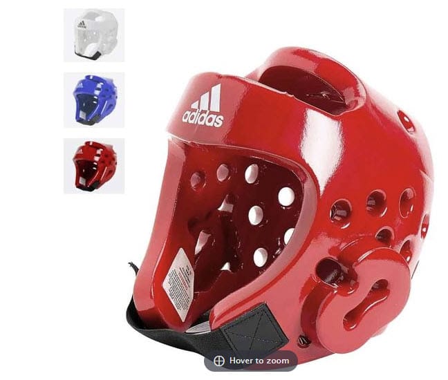 Adidas sporting goods adidas Taekwondo Headgear 3 Colors WTF Approved Head Guard