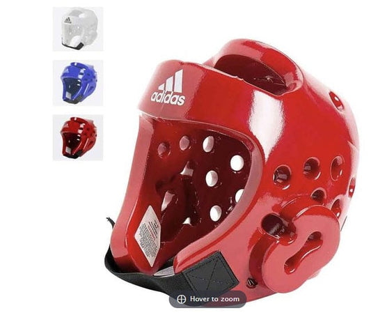 Adidas sporting goods adidas Taekwondo Headgear 3 Colors WTF Approved Head Guard
