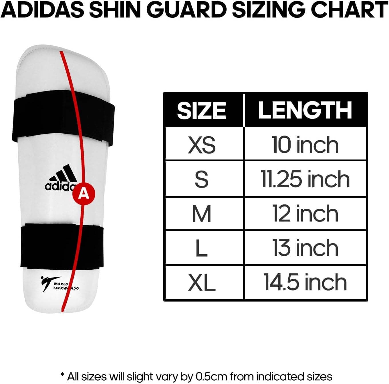 Adidas sporting goods ADIDAS VINYL SHIN GUARD WTF